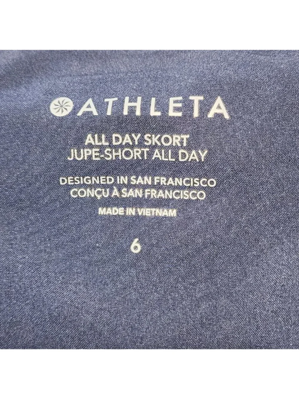 Athleta Navy Flared Skort